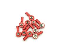Ricambi Modellini RC Per Hsp Per Axial Per Tamiya Rc Auto Cingolato Barca Aereo Elicottero Modello 10pz Tirante Di Collegamento M2 Giunto Sferico Adattatore(Red)