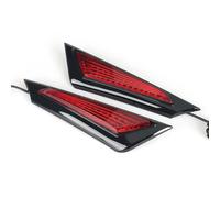 Ricambi Moto Borsa Laterale Indicatore LED Luci Decorative Nero Rosso