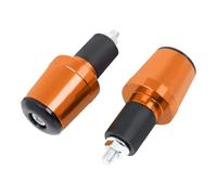 Ricambi Moto Manopole 7/8" 22 Mm Tappi Terminali Manubrio Per VFR400 NC30 VFR750 VFR800 F VFR 800 VFR1200 Estremità manubrio della motocicletta(Arancia)