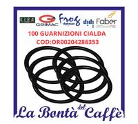 RICAMBI ORIGINALI STOCK 100 GUARNIZIONI CIALDA X MACCHINA CAFFE' DIDIESSE FROG