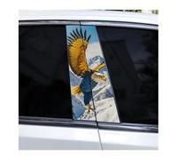 Ricambi Per Auto 2 Adesivi Per Montante Centrale Auto, Ali D'aquila Che Volano Tra Le Nuvole, Adesivi Impermeabili Per Montante B Auto(C)