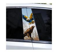 Ricambi Per Auto 2 Adesivi Per Montante Centrale Auto, Ali D'aquila Che Volano Tra Le Nuvole, Adesivi Impermeabili Per Montante B Auto(M)