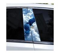 Ricambi Per Auto 2 Adesivi Per Montante Centrale Auto, Ali D'aquila Che Volano Tra Le Nuvole, Adesivi Impermeabili Per Montante B Auto(I)