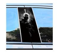 Ricambi Per Auto Adesivo Per Pilastro Centrale Auto Da 2 Pezzi Gesù Crocifisso Resistente Ai Graffi Personalizzato