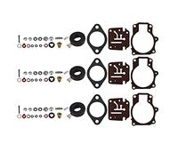 Ricambi per carburatori 396701 392061 398729 18-7222 18-7042 Carburatore Carb Rebuild Kit di riparazione W/Float Adatta for 65 70 75 CV, 3 set