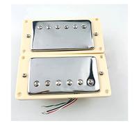 Ricambi Per Chitarra Per Chitarra Elettrica Di Ainico5 Humbucker Si Applicano A Lp. Accessorio Standard Per Chitarra Pickup chitarra (Color : Chrome Yellow)