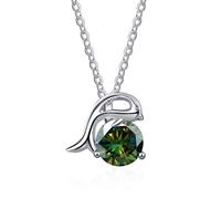 Ricambi per Donne con Diamante moissanite D Colore per Capelli Gialli/Azzurri/Pink e Collana di Gioielli per Madri