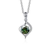 Ricambi per Donne con Diamante moissanite D Colore per Capelli Gialli/Azzurri/Pink e Collana di Gioielli per Madri