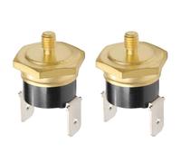 Ricambi per macchina caffè cialde coppia termostati 95 gradi + 165 gradi compatibile con frog, Coppia di Termostati Bimetallici Compatibile Con Frog