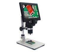 Ricambi per Microscopi da Laboratorio 120. 0x 7 '' LCD Microscopio elettronico video digitale schermo 72 0P 8 LED. Illumina l'amplificazione continua