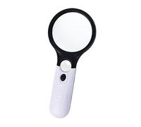 Ricambi per Microscopi da Laboratorio 3x 45x. Lente di ingrandimento del microscopio illuminato portatile con 3 GUIDATO Lettura della lente d'ingrandimento