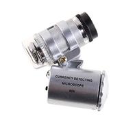 Ricambi per Microscopi da Laboratorio 60x Palmare mini tascabile Microscope LOUPE PORTATO della tasca leggera