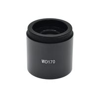 Ricambi per Microscopi da Laboratorio Microscopio video monoculare Zoom Lente C-Mount d'ingrandimento 10X-300X continuo Messa a fuoco completa for fotocamera industriale HDMI VGA USB