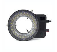 Ricambi per Microscopi da Laboratorio Regolabile 52/144 LED Illuminatore ad anello luminoso Lampada adatta for l'industria Stereo Trinocular Microscope Video Camera Lens Lente d'ingrandimento