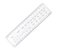 Ricambi per Microscopi da Laboratorio Strumenti di misurazione del righello calibrazione della superficie linea punto da 18 cm/20 cm