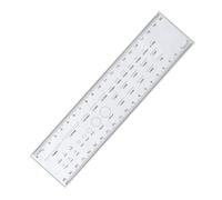 Ricambi per Microscopi da Laboratorio Strumenti di misurazione del righello calibrazione della superficie linea punto da 18 cm/20 cm