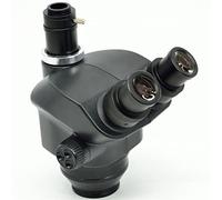 Ricambi per Microscopi da Laboratorio Testa del microscopio trinoculare stereo 7X-50X 14X-100X + oculare WF10X/22mm ampio campo visivo