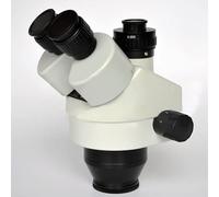 Ricambi per Microscopi da Laboratorio Testa for microscopio stereo con zoom trinoculare simul-focale 7X-45X + 0,35X/0,5X/1X C-MOUNT