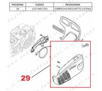 Ricambi per motosega MS 192 T Stihl - NUOVO