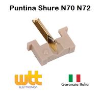 Ricambi per piatti ago puntina puntine da giradischi shure N70B N72B N70EJ N72EJ