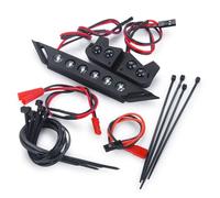 Ricambi per RC Compatibile Con 1/10 4x4 2wd Per VXL XL-5 Per SLASH Parti Di Auto Cingolate RC Luci Anteriori E Posteriori Barra Faretti Lampada DC 3-5v
