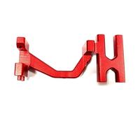 Ricambi per RC Compatibile Con LOSI Per Baja Per Rey 4WD 1/10 RC Accessori Auto Sterzo Di Precisione In Lega Di Alluminio Servo Supporto Servo Staffa Di Montaggio(Red)