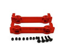 Ricambi per RC Compatibile Con RGT 86100 86100JC FTX5579 1/10 RC Auto Parte Accessorio 2 Pezzi Anteriore Paraurti Posteriore Montaggio In Lega Di Alluminio Protezione Dalla Caduta(Red)