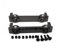 Ricambi per RC Compatibile Con RGT 86100 86100JC FTX5579 1/10 RC Auto Parte Accessorio 2 Pezzi Anteriore Paraurti Posteriore Montaggio In Lega Di Alluminio Protezione Dalla Caduta(Black)