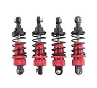 Ricambi per RC Compatibile Con Tamiya Per TT-01 Per TT02 M5 M6 1/10 RC Cars Parti Di Aggiornamento 4 Pezzi Ammortizzatore Anteriore Posteriore In Alluminio Rosso