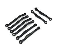 Ricambi per RC Compatibile Con WPL C64 1/16 Telecomando Auto Parti Di Aggiornamento Accessori Di Ricambio Kit Asta Fissa Anteriore Posteriore In Lega Di Alluminio(Black)