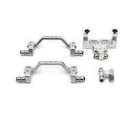 Ricambi per RC Compatibile Con WPL C64 C64-1 1/16 RC Auto Parti Di Aggiornamento Accessori Metallo Asta Di Collegamento Montaggio Tirante Staffa Servo Base Di Montaggio(Silver)