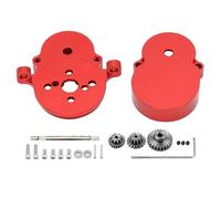 Ricambi per RC Compatibile Con WPL D12 D42 1/10 RC Auto Aggiornamenti Parti Accessori Di Ricambio Soffietto Metallico Con Denti In Acciaio 370 Alta Per Motore Ad Alta Velocità(Red)