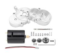 Ricambi per RC Compatibile Con WPL D12 D42 1/10 RC Auto Aggiornamenti Parti Accessori Di Ricambio Soffietto Metallico Con Denti In Acciaio 370 Alta Per Motore Ad Alta Velocità(Silver 1set)