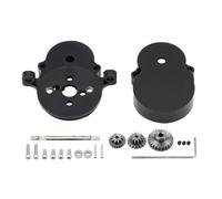 Ricambi per RC Compatibile Con WPL D12 D42 1/10 RC Auto Aggiornamenti Parti Accessori Di Ricambio Soffietto Metallico Con Denti In Acciaio 370 Alta Per Motore Ad Alta Velocità(Black)