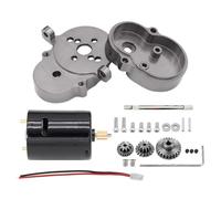 Ricambi per RC Compatibile Con WPL D12 D42 1/10 RC Auto Aggiornamenti Parti Accessori Di Ricambio Soffietto Metallico Con Denti In Acciaio 370 Alta Per Motore Ad Alta Velocità(Gray 1set)