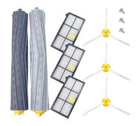 Ricambi per robot aspirapolvere iRobot Roomba 800 & 900 Serie 860 866 870 876 880 866 896 960 966 976 980 981 - Kit di manutenzione completo con 2 spazzole principali, 3 filtri HEPA e 3 x Spazzole