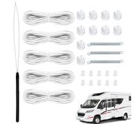 Ricambi per Tende a Rullo, Riparazione Set per Ciechi pieghettati Campeggio Auto | Riparare per Tende Verticali, Accessori Ride, bianco, Se référer au descriptif, riferimento alla