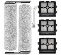 Ricambi per Tineco Floor One Stretch S6 / Switch S6 / S7 Stretch Ultra / S9 Artist / S7 Master/ S6 Stretch Steam/Lite / i6 Stretch / i5 Stretch Aspirapolvere Accessori, 2 Spazzole a Rullo + 3 Filtro