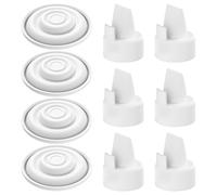 Ricambi per tiralatte Spectra S1/S2/9 Plus - 6 valvole duckbill e 4 membrane in silicone (non accessori originali Spectra)