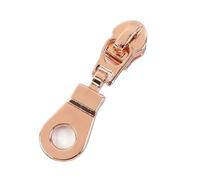 Ricambi per tiretti delle cerniere, La cerniera tira 50 pezzi 5S1-3 cursore in nylon multi for cucire la testa del nastro a spirale in plastica for(Rosegold,Size3)
