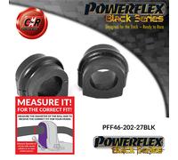 Ricambi PFF46-202-27BLK Powerflex Neri Per Barra Anti-Rotolamento Anteriore 27Mm