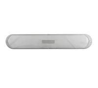 Ricambi® Plafoniera Ovale Luce per Cappa Aspirante Compatibile con Elica Whirlpool Ikea, Vetrino Diffusore Trasparente, 370x65 mm, Max 28W