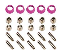 Ricambi Plasma AG60 25pz Consumabili Torcia Ugelli Elettrodi 1,0mm Accessori Set