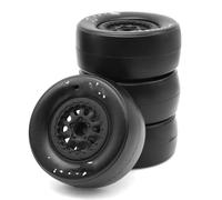 Ricambi Pneumatici RC Compatibile Con Traxxas Per Slash Per Arrma Per Senton Per HuanQi 727 1/10 Ricambi Per Camion RC Short Course 4 Pneumatici Da 105 Mm, Esagonali Da 12 Mm