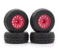 Ricambi Pneumatici RC Per 1/8 1/10 4 Pezzi 3 Adattatori 12 Mm 14 Mm 17 Mm Pneumatici Ruota Universale For modello RC Breve Percorso Camion Generale Per Strada Aggiornamento Pneumatico