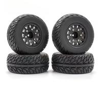 Ricambi Pneumatici RC Per 1/8 1/10 4 Pezzi 3 Adattatori 12 Mm 14 Mm 17 Mm Pneumatici Ruota Universale For modello RC Breve Percorso Camion Generale Per Strada Aggiornamento Pneumatico