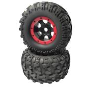 Ricambi Pneumatici RC Per HPI Per Traxxas Per Redcat 26407 2 Pezzi RC 1/8 Bead Lock Per Monster Truck Set Di Pneumatici Per Pneumatici 17mm Hex 1/2 Offset