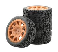 Ricambi Pneumatici RC Per WLtoys 144001 E 1/18 1/16 1/10 RC Per Buggy Crawler On/Off Road Auto Pezzi Di Ricambio Sostituzioni 4 Pz RC Auto 66mm Pneumatici In Gomma
