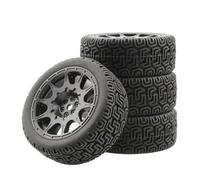 Ricambi Pneumatici RC Per WLtoys 144001 E 1/18 1/16 1/10 RC Per Buggy Crawler On/Off Road Auto Pezzi Di Ricambio Sostituzioni 4 Pz RC Auto 66mm Pneumatici In Gomma