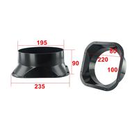 Ricambi prese d'aria connettore condotto bagno cucina ABS plastica tubo valvola